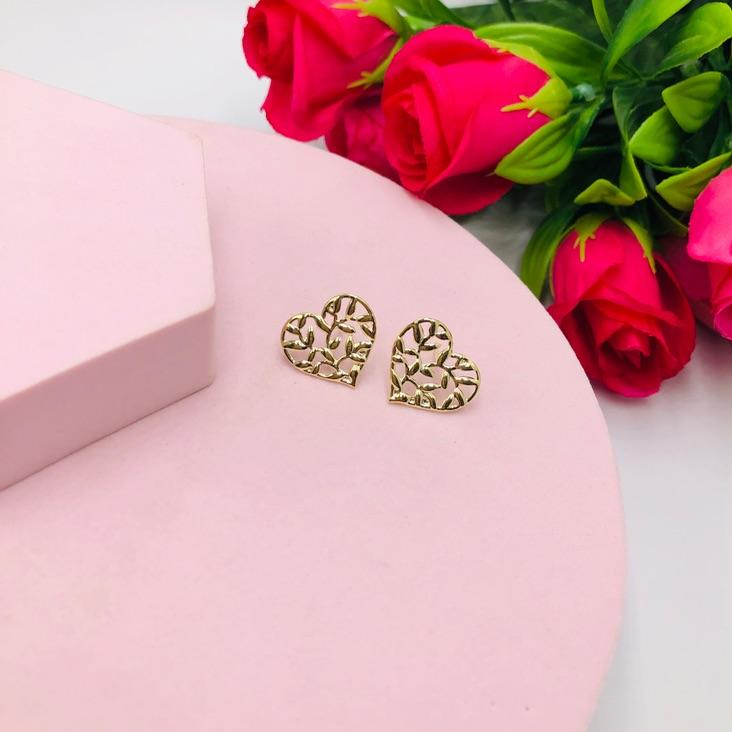 Brinco Coração Raminhos