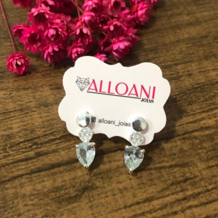 Brinco Cravejado e Coração