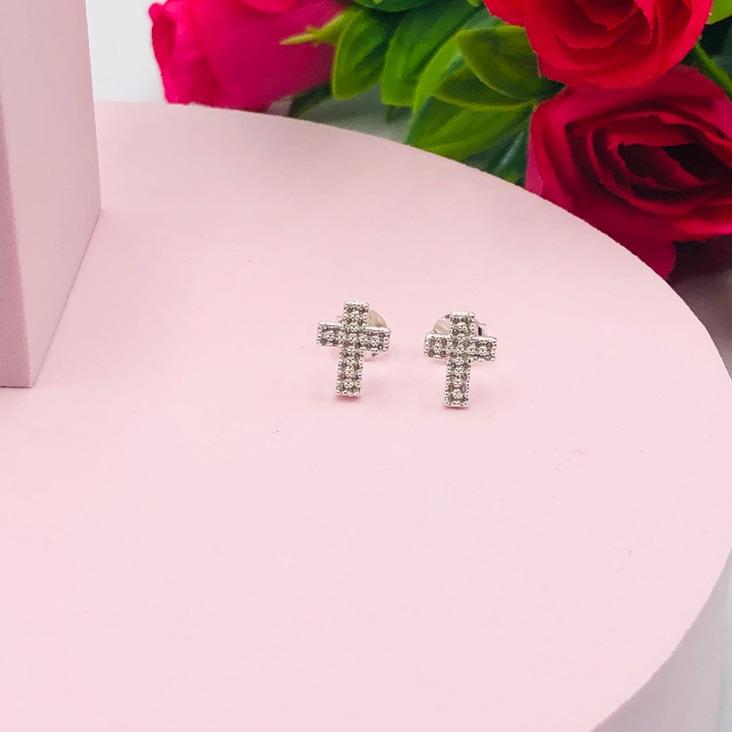 Brinco Cruz Cravejado