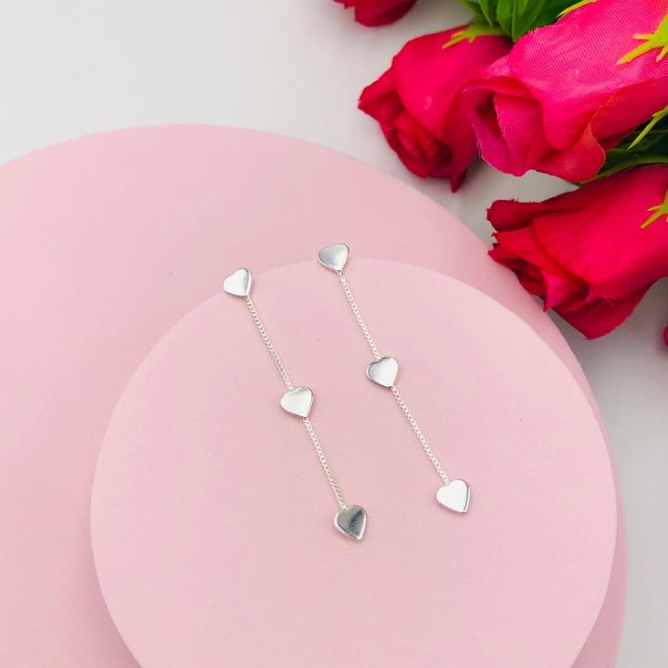 Brinco de Balanço 3 Corações