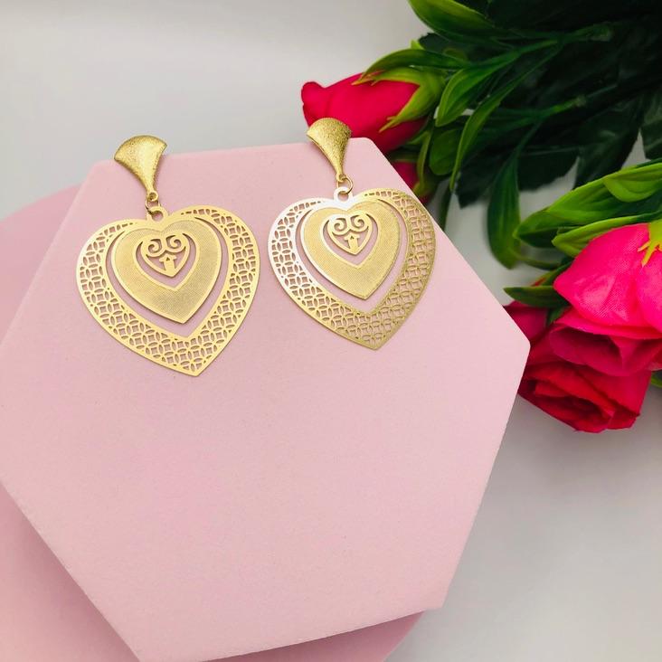 Brinco de Coração Grande