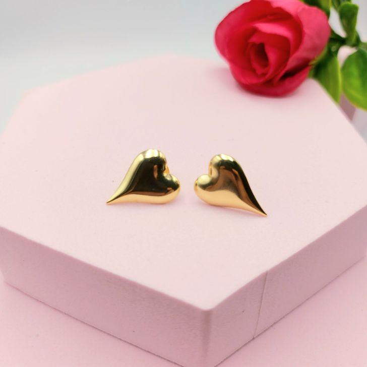 Brinco de Coração Liso