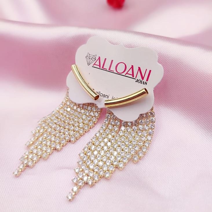 Brinco de franja de Zirconia