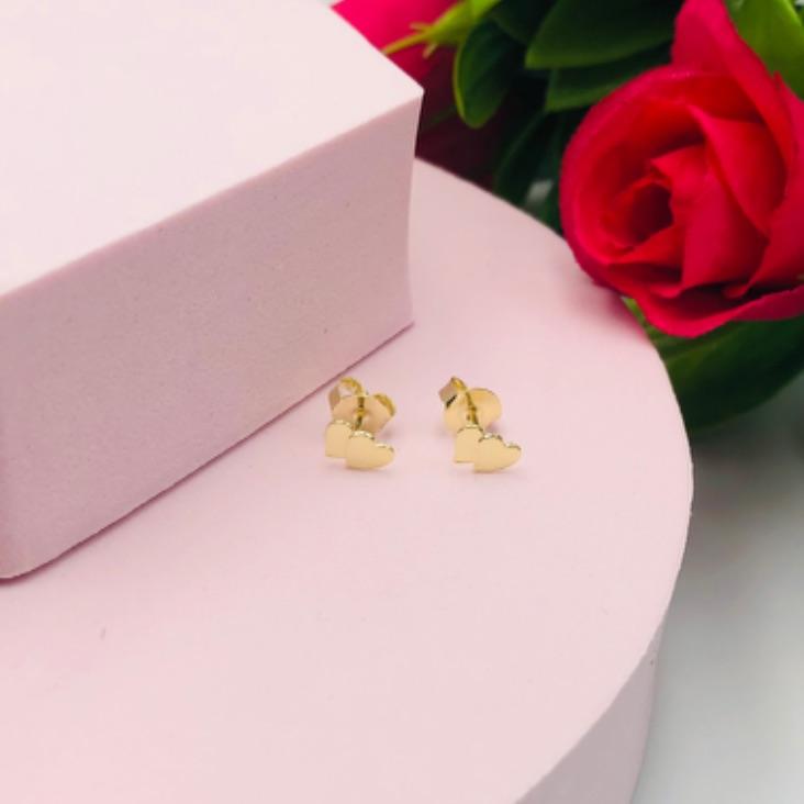 Brinco Dois Coração