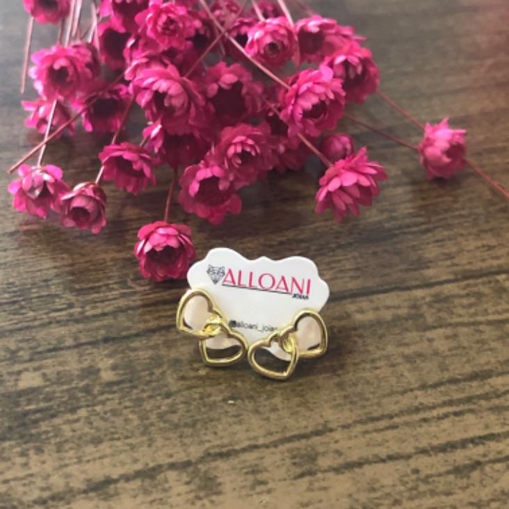 Brinco Dois Corações