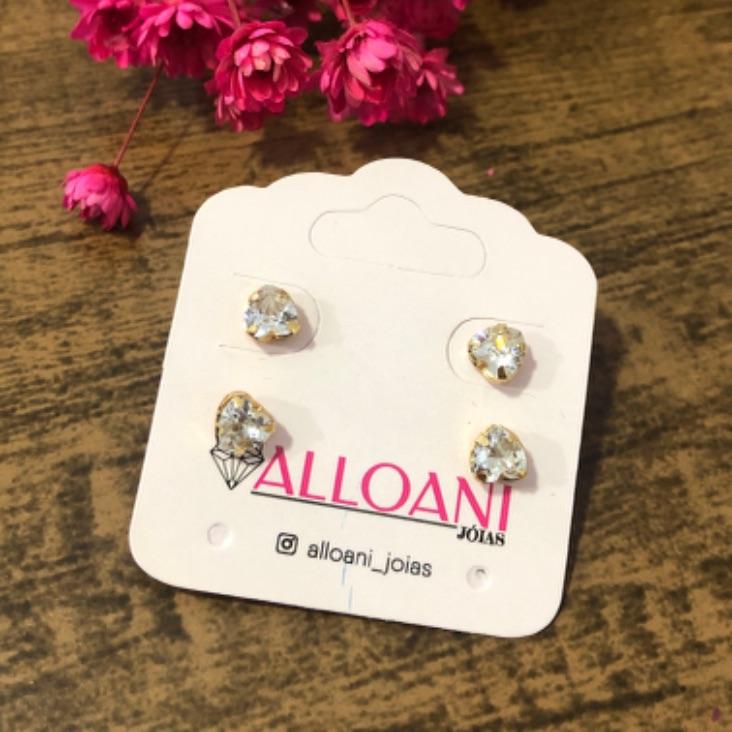 Brinco Duo Brinco de coração