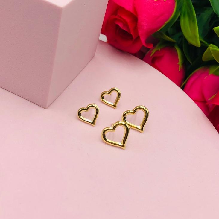 Brinco Duo Coração