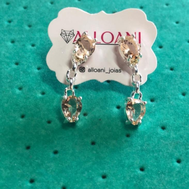 Brinco Ear Cuff com Pedras