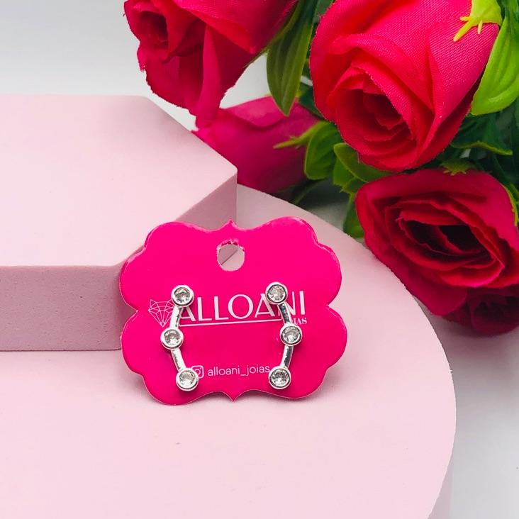 Brinco Ear Cuff com Três Ponto de Luz