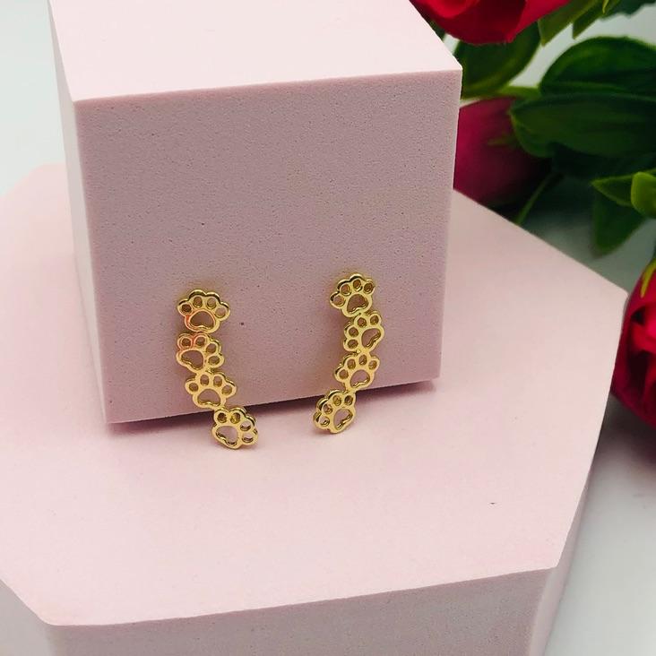 Brinco Ear Cuff Patinhas