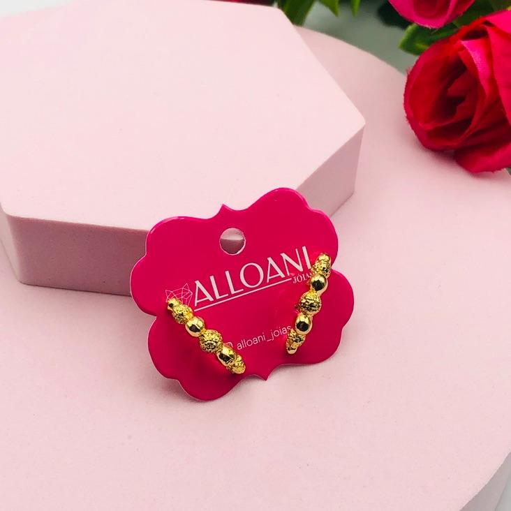 Brinco Ear Hoot Bolinha