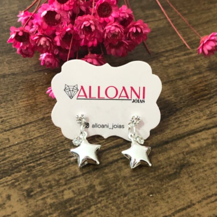 Brinco Estrela com Ponto de Luz