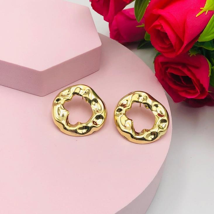 Brinco Geométrico Redondo