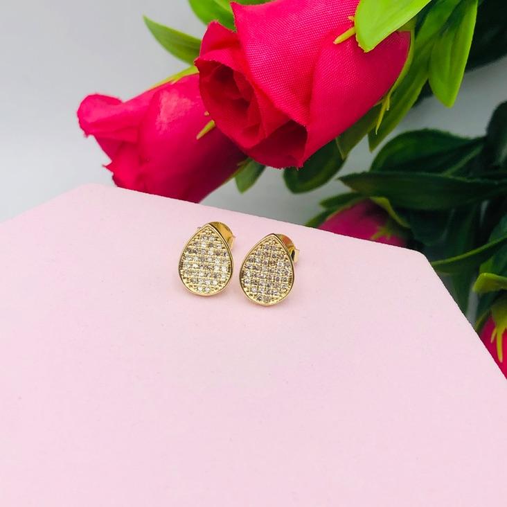 Brinco Gota Cravejada