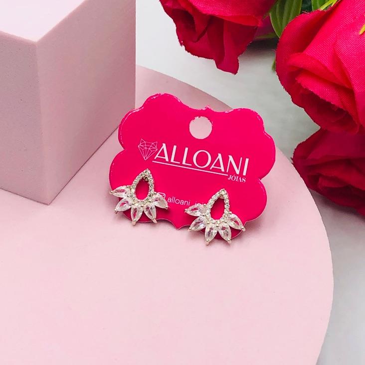 Brinco Gota Cravejado