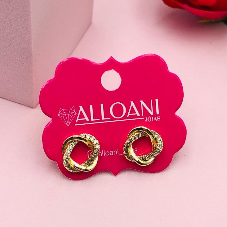 Brinco Intercalado Cravejado