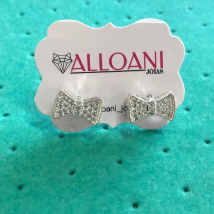 Brinco Laço Cravejado