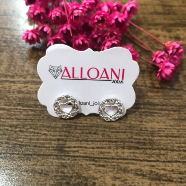 Brinco mandala coração