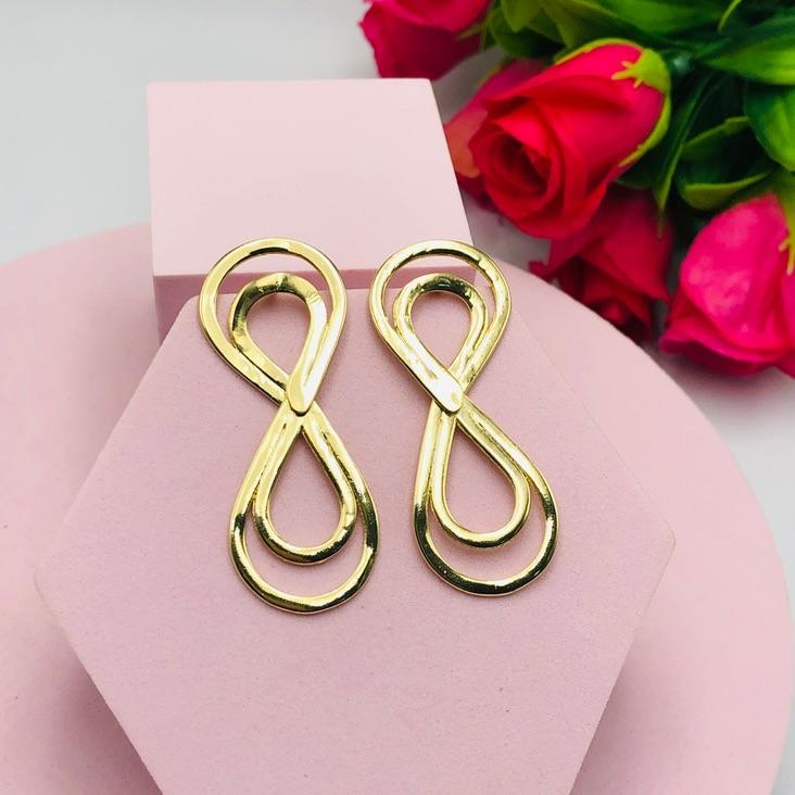 Brinco Pendurado Duas Gotas