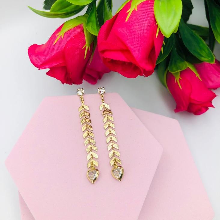 Brinco Pendurado Escama de Peixe