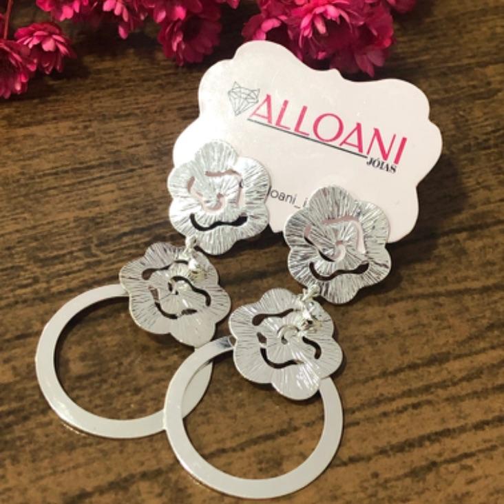 Brinco Pendurado Flor