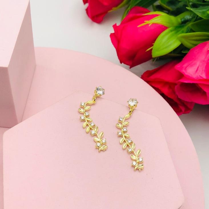 Brinco Pendurado Flor