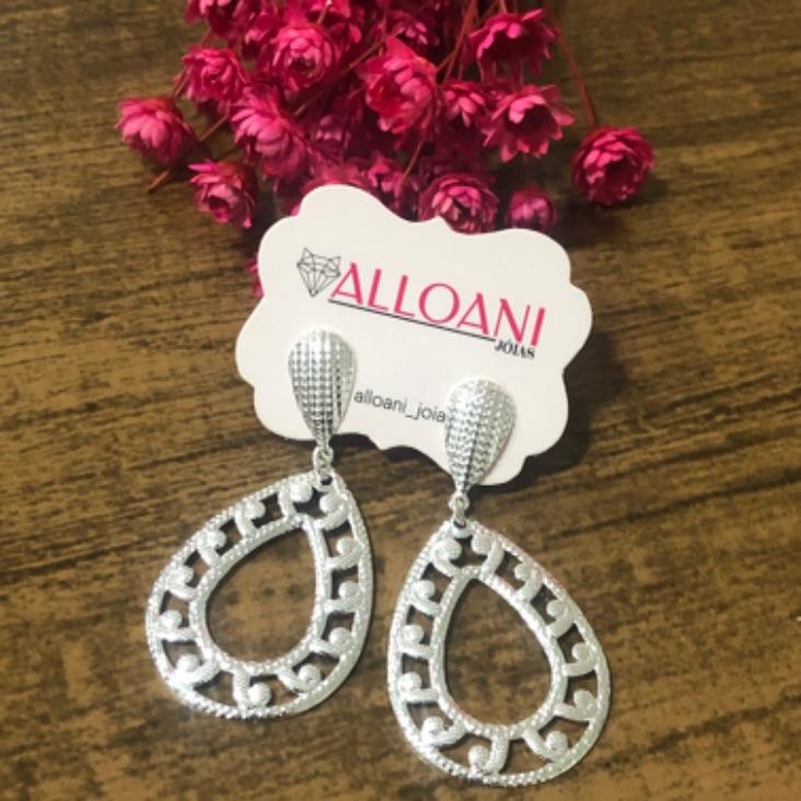 Brinco Pendurado Formato de Gota