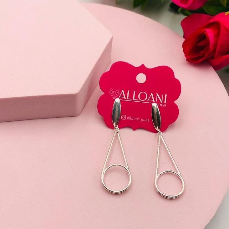 Brinco Pendurado Geométrico