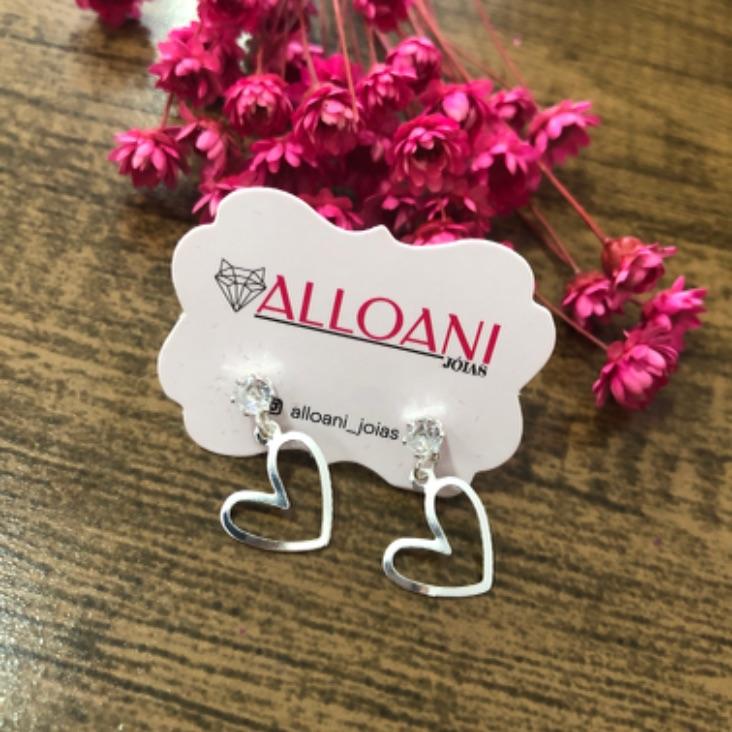 Brinco ponto de Luz com coração