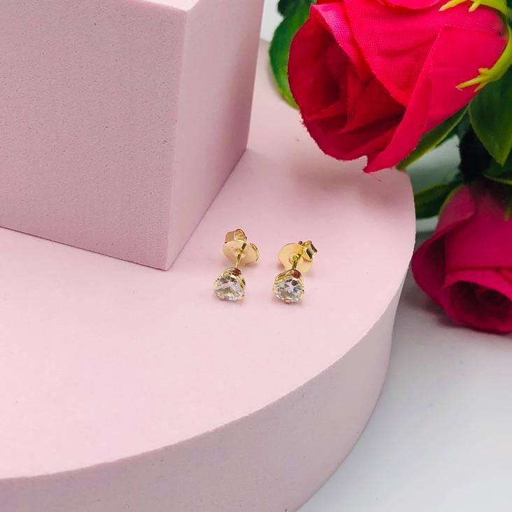 Brinco Ponto de Luz Coração