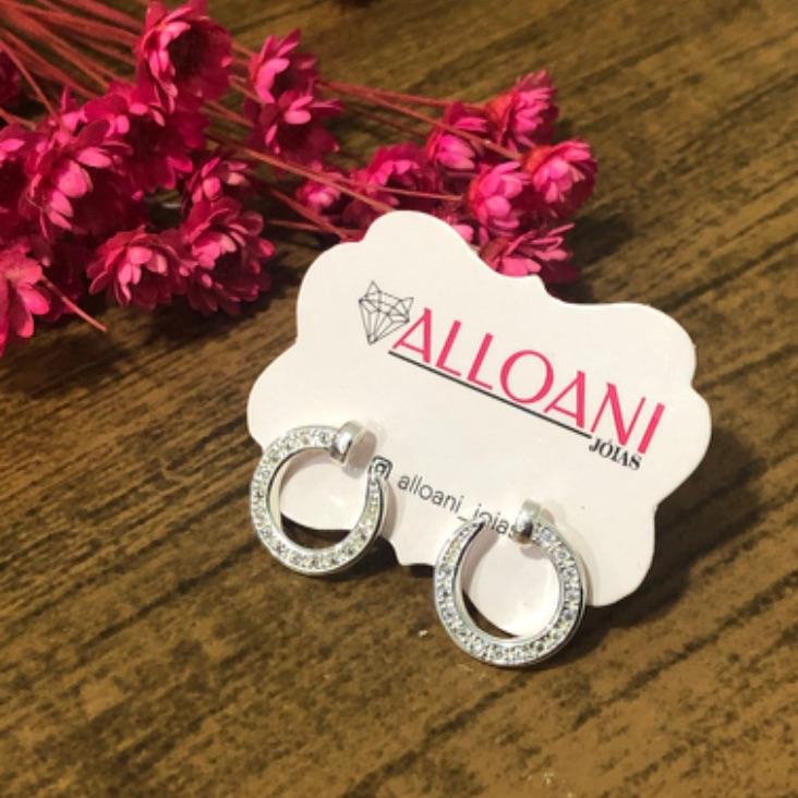 Brinco Prego Cravejado