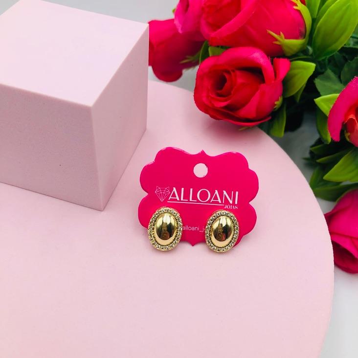 Brinco Redondo Cravejada