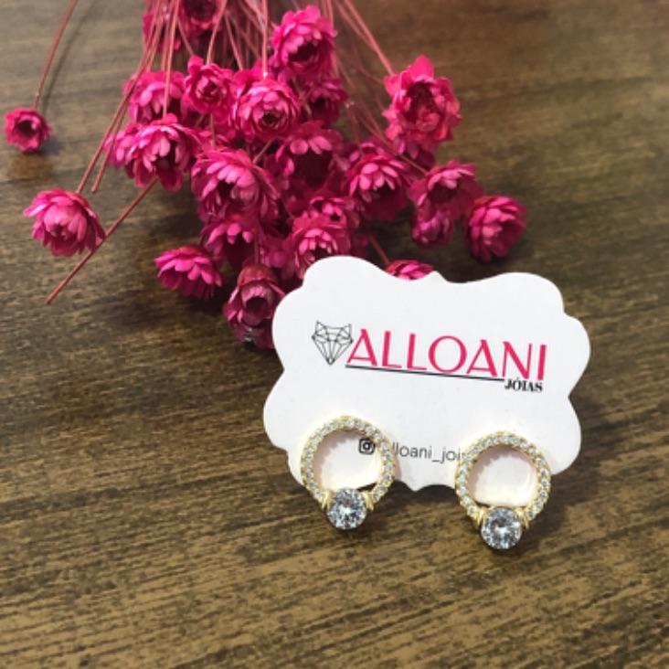 Brinco Redondo Cravejado