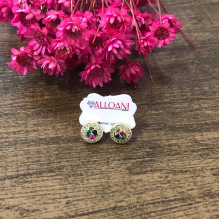 Brinco Redondo Cravejado