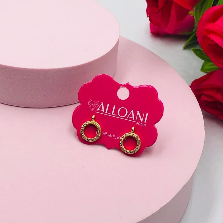 Brinco Redondo Cravejado