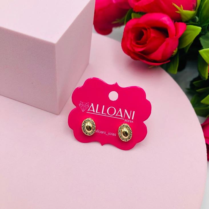 Brinco Redondo Cravejado