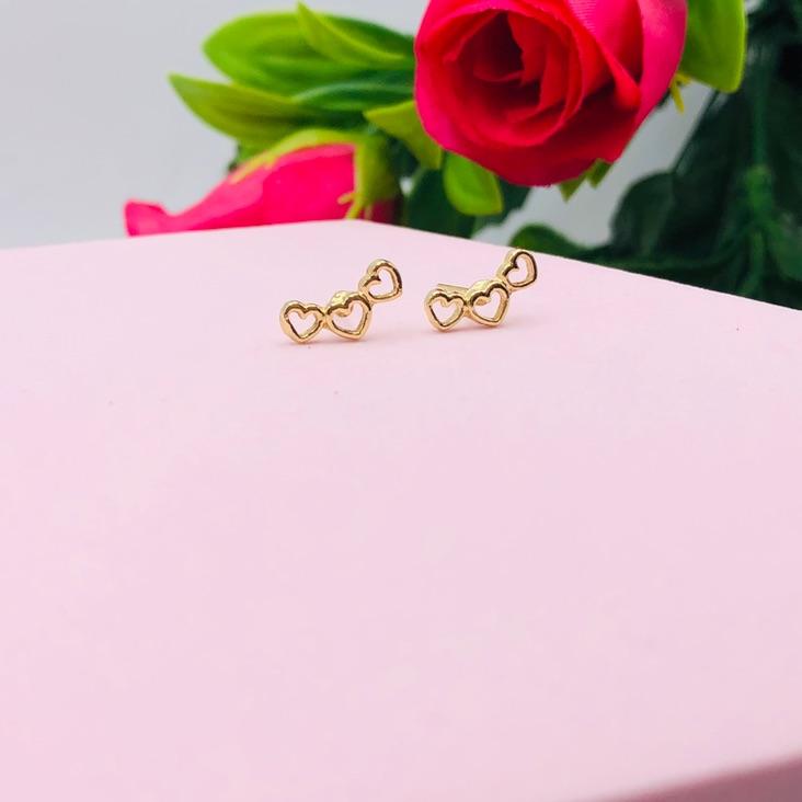 Brinco Três corações