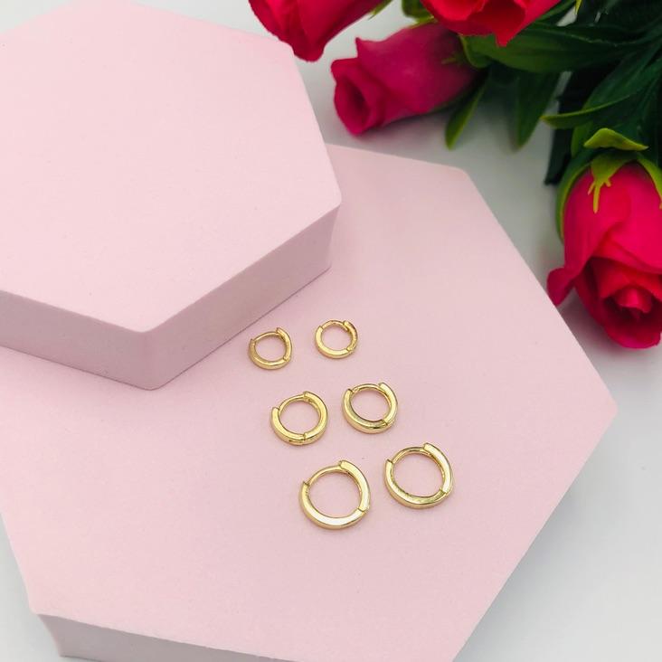 Brinco Trio de Argola Redondo