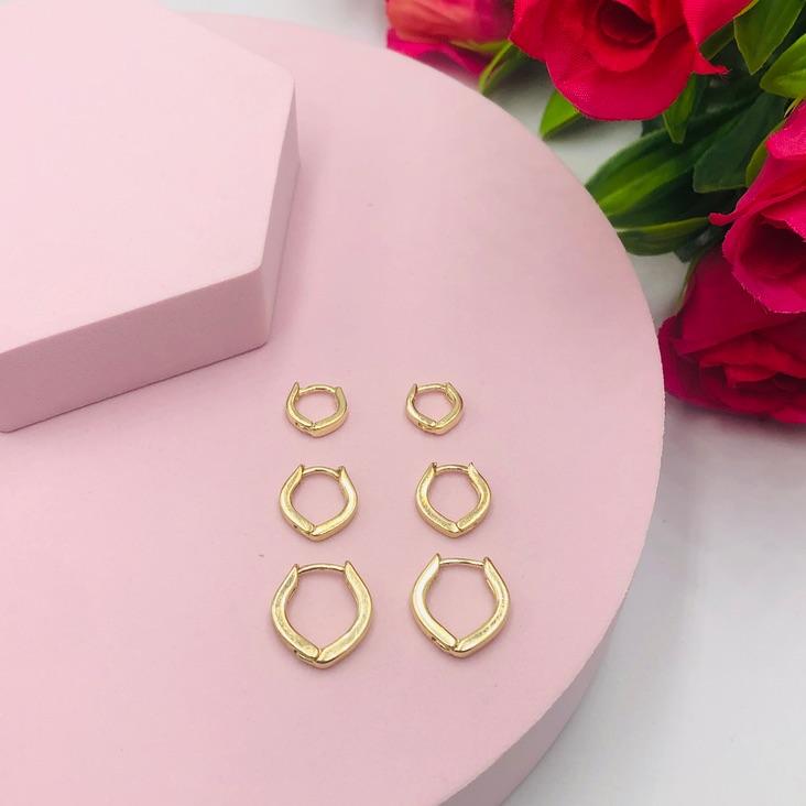 Brinco Trio de Argolinhas