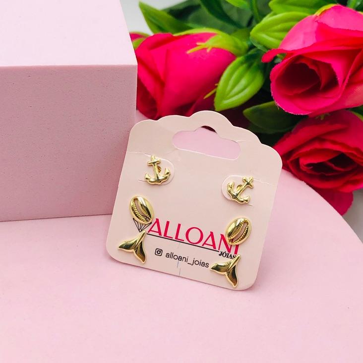 Brinco Trio Fundo do Mar