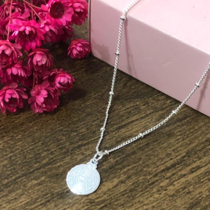 Colar Bolinha com Pingente Pai Nosso