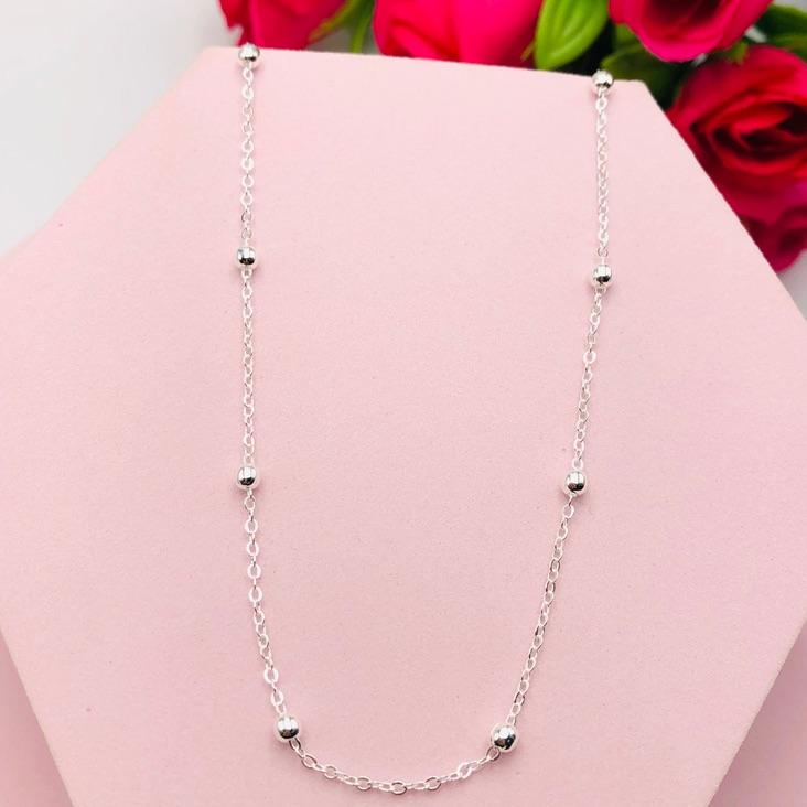 Colar Cadeado com Bolinha