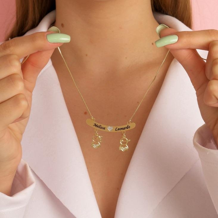 Colar Canga Dois Filhos