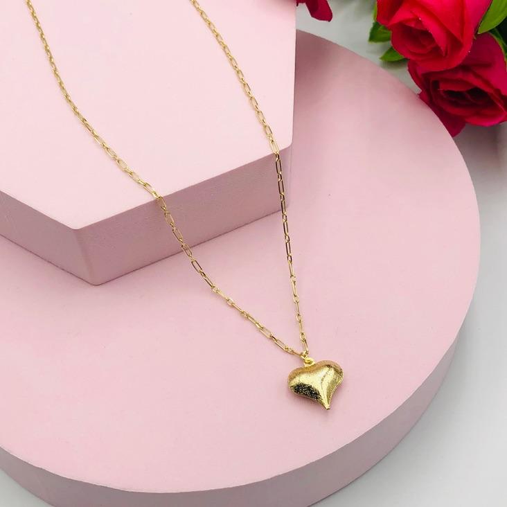 Colar Cartier com Pingente de Coração