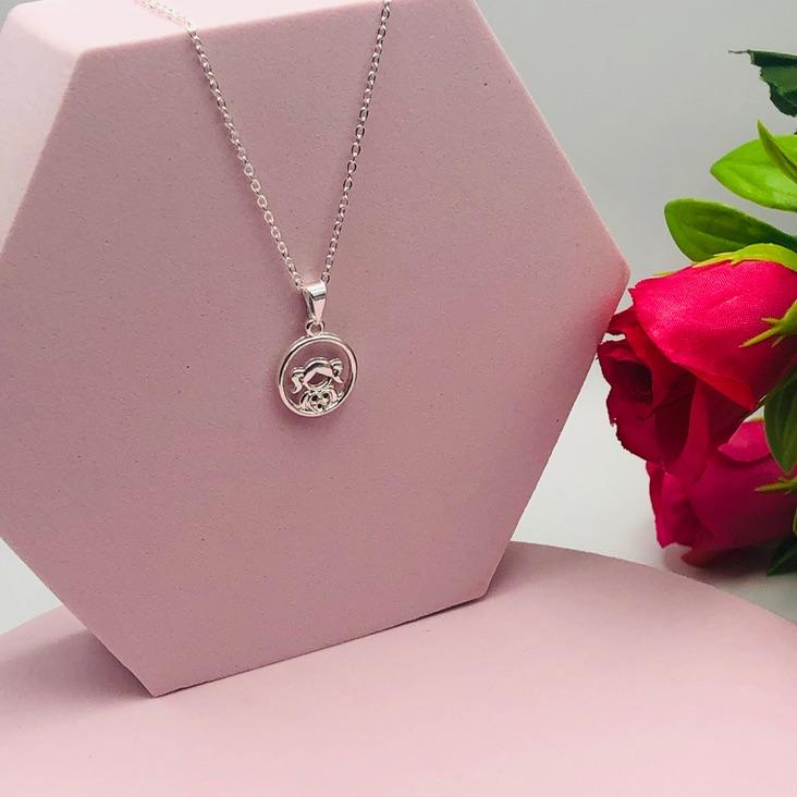 Colar Corrente Cadeado Pingente Menina