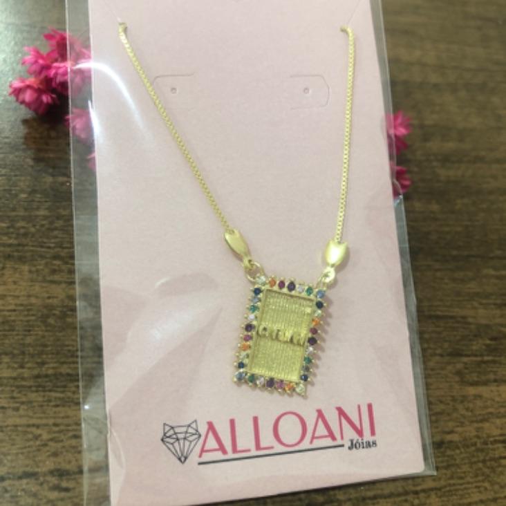 Colar Corrente Veneziana com Pingente acervejado Orai