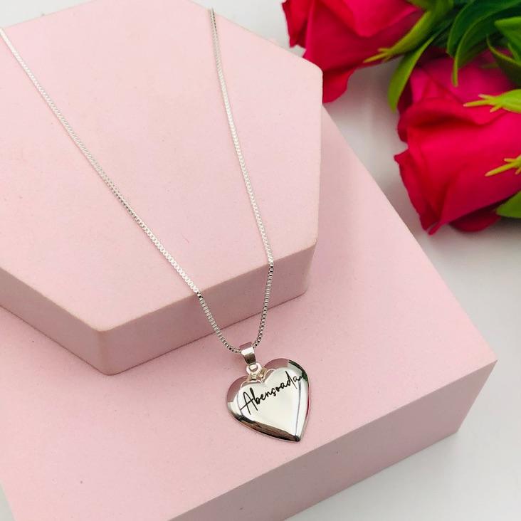 Colar de Coração Abençoada