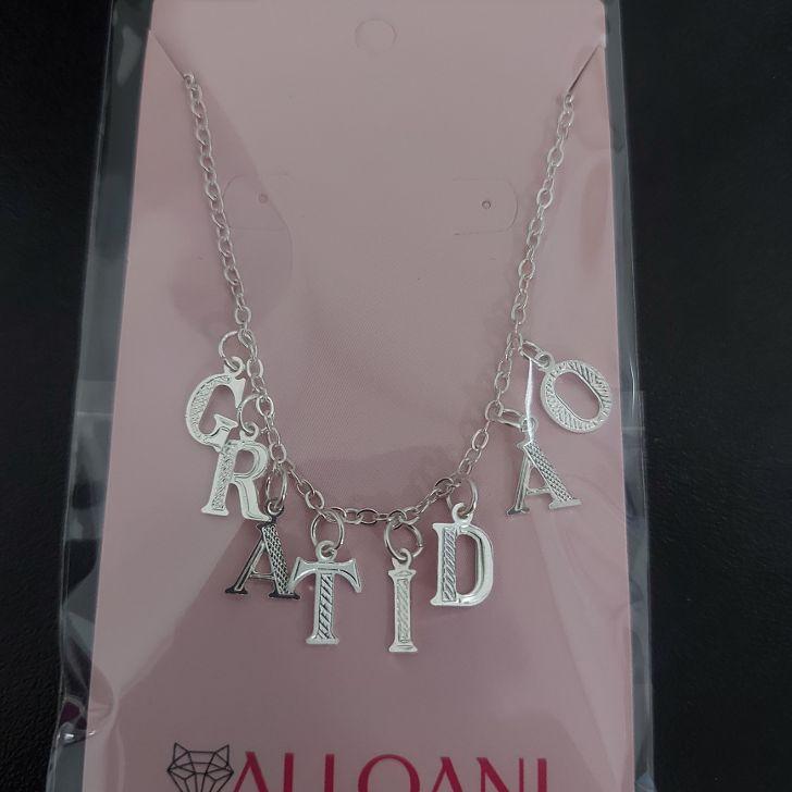 Colar Gratidão Pendurado