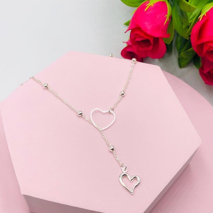 Colar Gravatinha coração