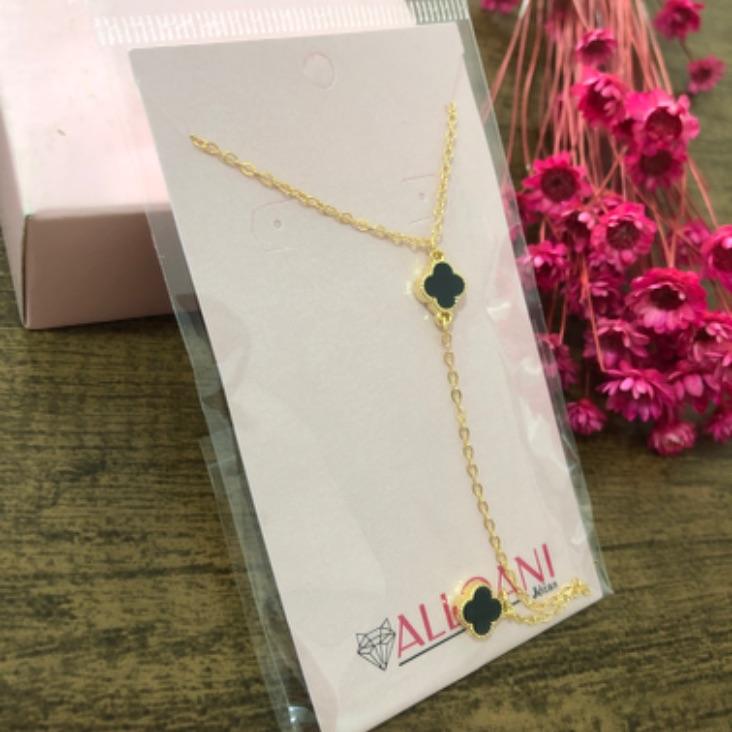 Colar Gravatinha Trevo